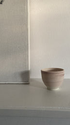 Blush sabal cup - subtle smiley