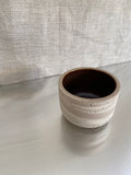 Koffiekopje "UKIYO" witte borstel