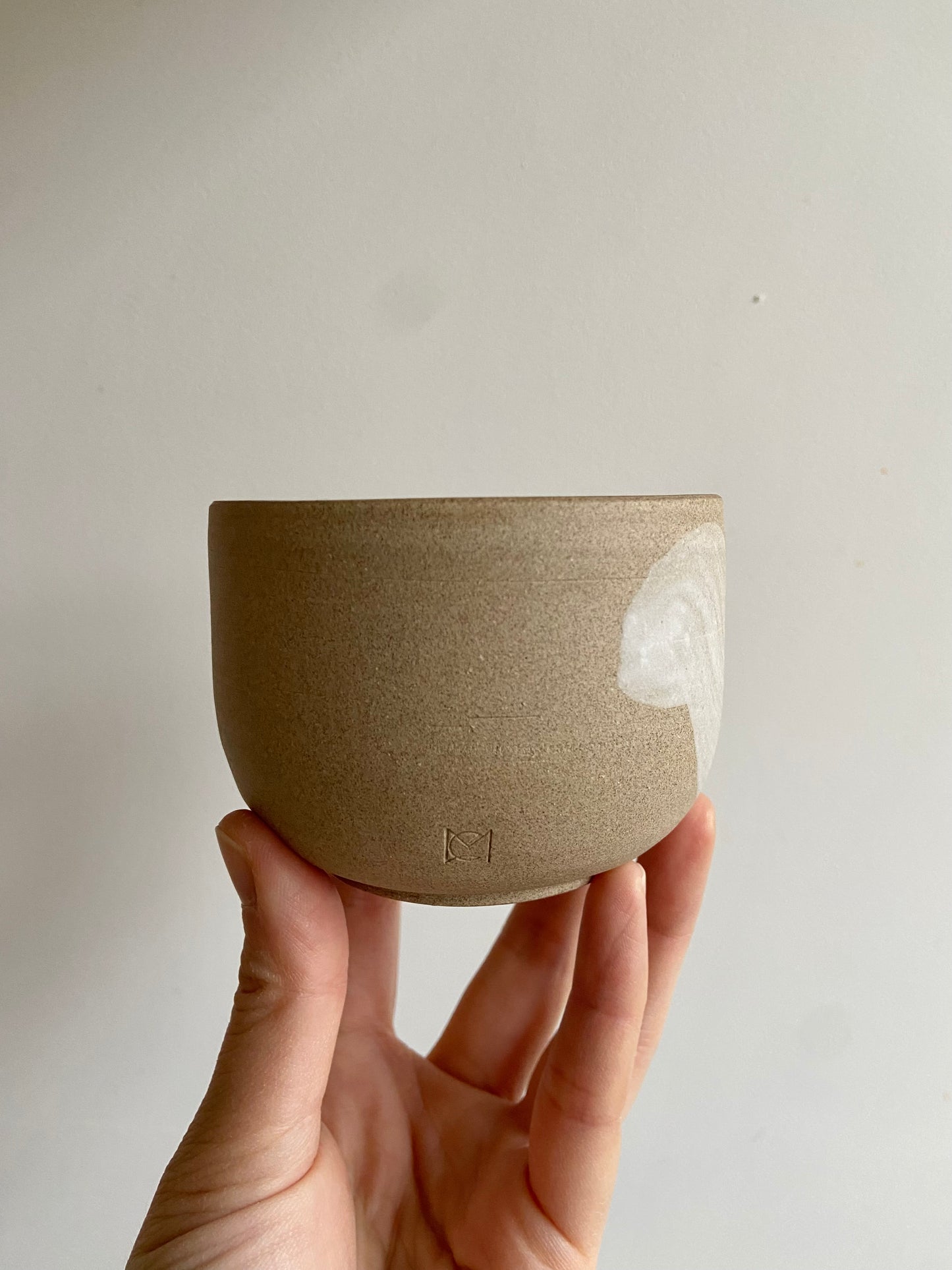 Coffee Cup "UKIYO" white brush